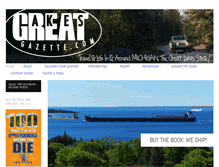Tablet Screenshot of greatlakesgazette.com
